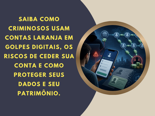Como criminosos usam contas laranja em golpes digitais