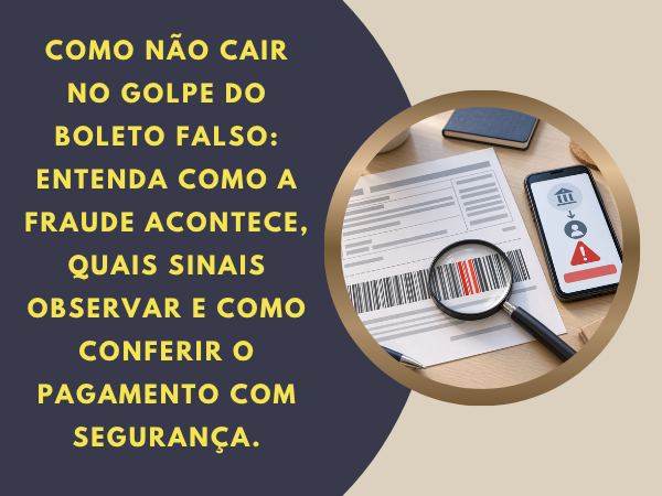 Como acontece e Como não cair no golpe do boleto falso?