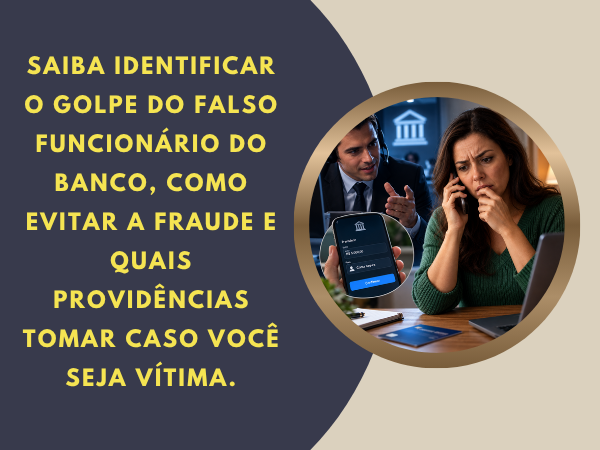 Como não cair no golpe do falso funcionário do banco