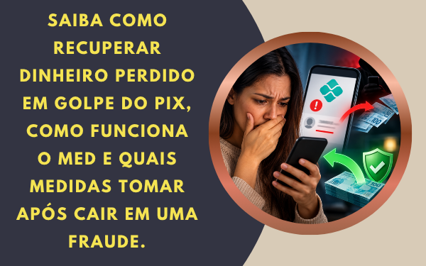 Confira como recuperar dinheiro perdido em golpe do Pix