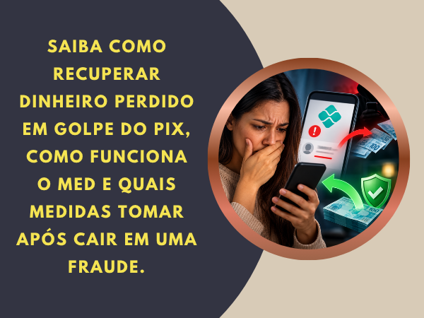 Confira como recuperar dinheiro perdido em golpe do Pix